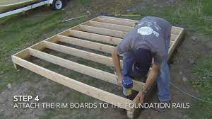 build a shed part 2 floor framing