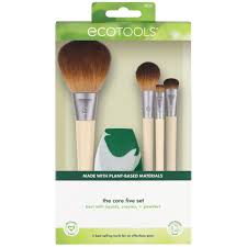 five makeup brush and makeup sponge kit
