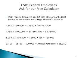 Federal Employee Retirement How To Prepare What Are Your