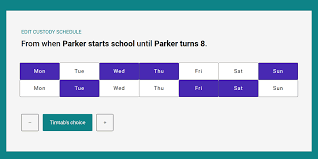 custody schedule exles by age top