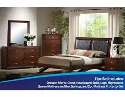Kmart carries mattresses in a wide variety of sizes, ranging from twin to california king. 7pc Raven Bedroom Includes The Dresser Mirror Queen Headboard Rails Bed Legs Nightstand Plus Queen Size Mattr Bedroom Sets Queen Bedroom Sets Bedroom Set