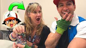 THE ORIGINAL VOICE ACTOR OF ASH KETCHUM Opens Pokemon Cards! - YouTube