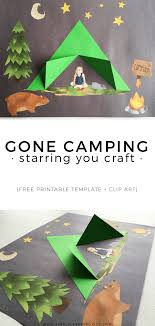 25 of the best ideas for preschool camping art projects. Gone Camping Craft Simply Learning