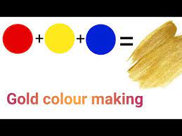 How To Make Gold Acrylic Paint