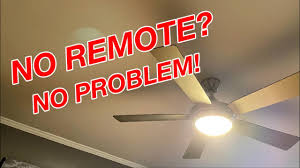 remote control ceiling fan without