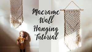 macrame wall hanging tutorial for