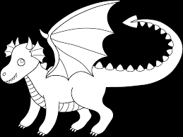 Use these free images for your websites, art projects, reports, and powerpoint presentations! Download Hd Cute Dragon Clipart Black And White Black Line Art Dragon Transparent Png Image Nicepng Com