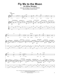Each section of the fly me to the moon chords is eight measures. Fly Me To The Moon In Other Words By Frank Sinatra Solo Guitar Guitar Instructor