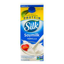 silk vanilla soy milk refrigerated