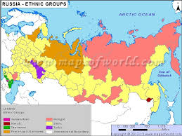russia ethnic groups map