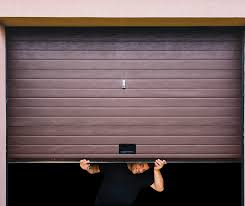how to manually open a garage door