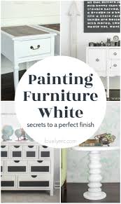 painting furniture white secrets to