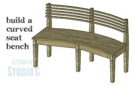 Curved Bench Furniture Bench Designs