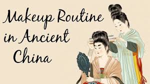 chinese makeup routines through the