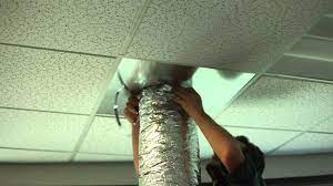 how to install the ceiling vent kit for