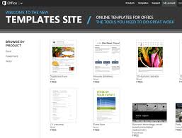 New Microsoft Templates Site Is It A Template Store