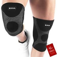 Mava Knee Support Compression Sleeves Pair For Running Jogging Workout Wa Ebay
