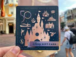 new 50th anniversary disney gift cards