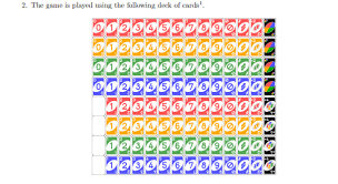 There should be 25 of each color: Need A C Program That Shuffles A Deck Of Uno Cards Chegg Com