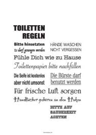 Nutzt dies also nur als letzter weniger riskant ist essig: Schild Toilettenregeln Pdf Vorlage Zum Ausdrucken