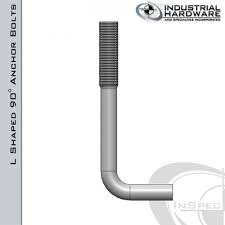 Fig 121 Plain L Shaped Anchor Bolt 1 1 4 7 In X 30 In Astm F1554 Grade 55