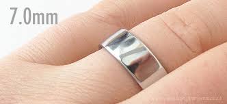 Wedding Rings Popular Wedding Ring Widths Shown On The Finger