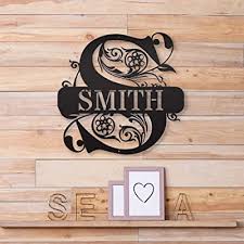 metal letters wall decor rustic