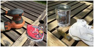 refinishing ikea wooden outdoor patio