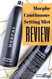 morphe continuous setting mist review