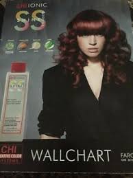 Details About Chi Haircolor Sine Shades Permanent Shine Hair Color Book Charts Technical Guide