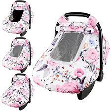 Pea Pod Baby Car Seat Cover Girls