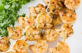 lemon garlic shrimp grilled baked