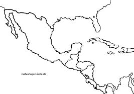 Weitere weltkartendesigns gibt es mit den ländernamen und mit länderflaggen. Landkarte Mittelamerika Zum Ausmalen Kostenlose Ausmalbilder