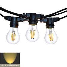 string lights black 10 lampholder e27