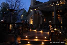low voltage deck lighting with lighted
