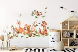 Forest Animals Nursery Wall Decal