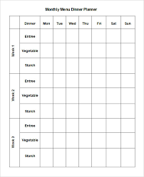 meal planning menus free 16 menu planner template doc psd pdf eps indesign free