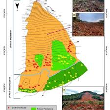 Detailed Map Of Kavpara Landslide