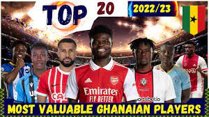 top 20 most valuable ghanaian football