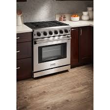 Do not attempt to install a natural gas to propane conversion kit unless you are qualified to do so. Thorkitchen Propane Converted 30 4 55 Cu Ft Freestanding Gas Range Wayfair