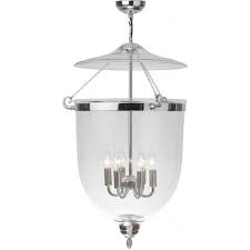 Chrome Bell Jar Lantern Classic