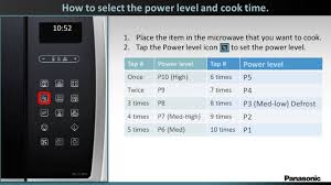 View and download panasonic microwave ovens with inverters technical manual online. Panasonic Nn Se284 How To Program Manual Power Time Cooking Youtube