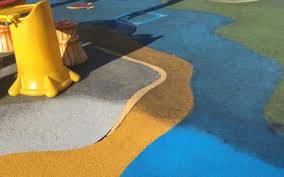 wet pour surfaces rubber playgrounds
