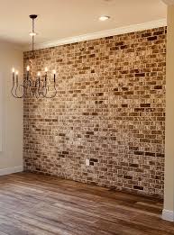 Brick Accent Wall Dining Room Accents