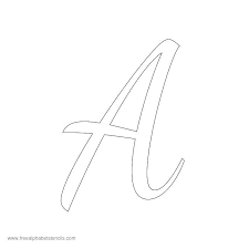 Template Design Pattern In Java A Letter Stencils Printable 5 All