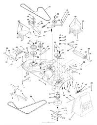 parts diagram for mower deck