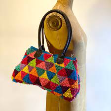 reclaimed t shirt carpet bags izibele