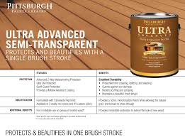Ultra Advanced Exterior Stain Semi Transparent Pittsburgh