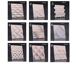 3d Gypsum Plaster Mold For Wall Brick