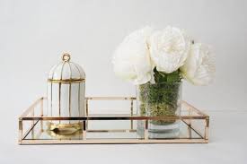 Seal the deal by placing your couch around a glass complete the look of your living room by getting a centre table from your favourite online shopping store. Coffee Table Tray Set Gold Tray Mirror Tray Vanity Tray Etsy
